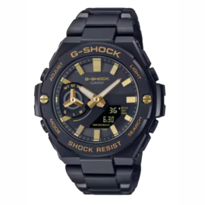 Casio G-Shock GST-B500BD-1A9 G-Steel Black Stainless Steel Strap with Black Dial Analog-Digital Men Watch
